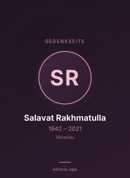 Gedenkportrait von Salavat Rakhmatulla