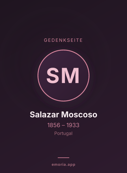 Gedenkportrait von Salazar Moscoso