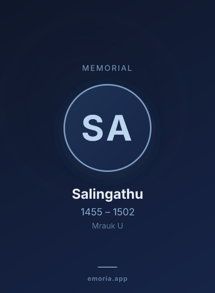 Memorial portrait of Salingathu