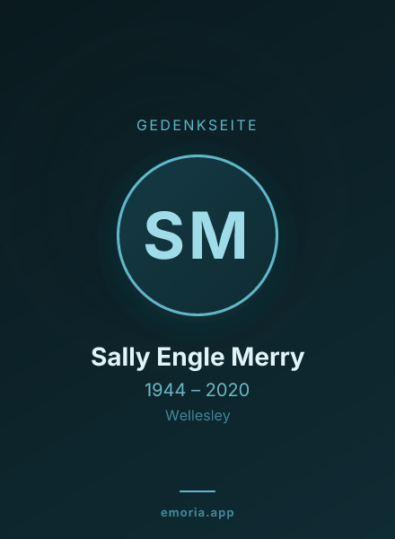 Gedenkportrait von Sally Engle Merry