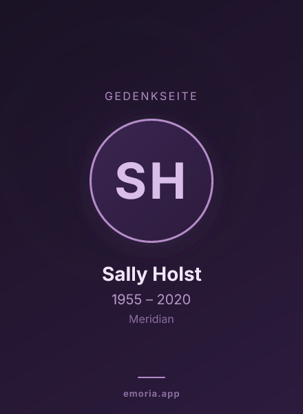 Gedenkportrait von Sally Holst