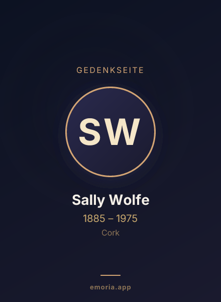 Gedenkportrait von Sally Wolfe