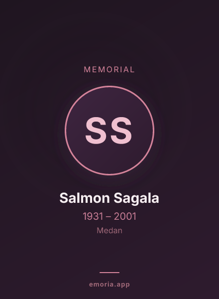 Memorial portrait of Salmon Sagala