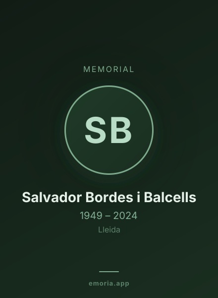 Memorial portrait of Salvador Bordes i Balcells