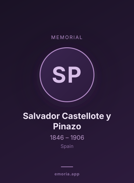 Memorial portrait of Salvador Castellote y Pinazo