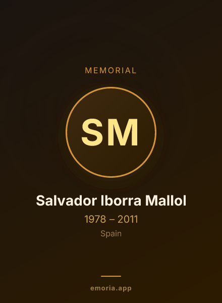 Memorial portrait of Salvador Iborra Mallol
