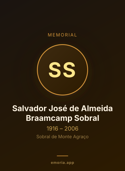 Memorial portrait of Salvador José de Almeida Braamcamp Sobral
