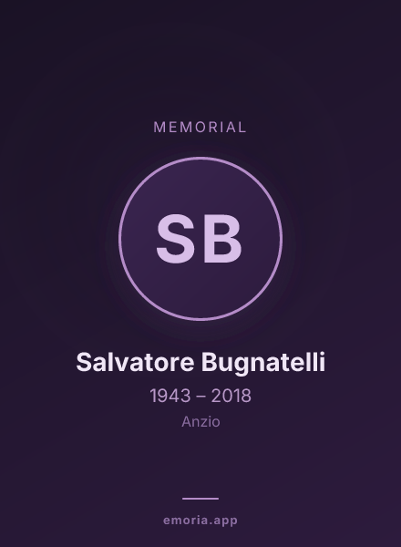 Memorial portrait of Salvatore Bugnatelli
