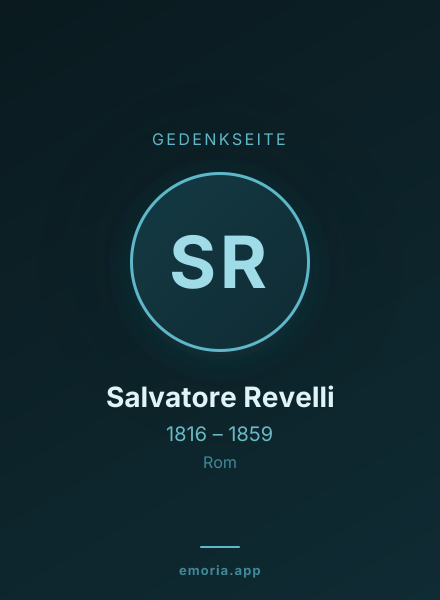 Gedenkportrait von Salvatore Revelli