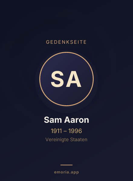 Gedenkportrait von Sam Aaron