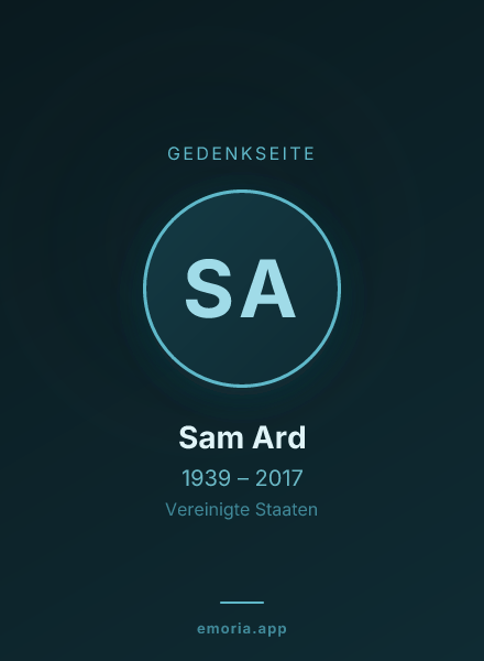Gedenkportrait von Sam Ard