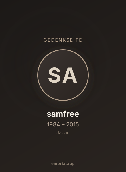 Gedenkportrait von samfree