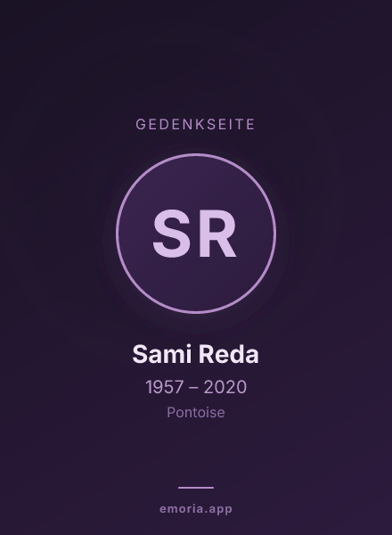 Gedenkportrait von Sami Reda