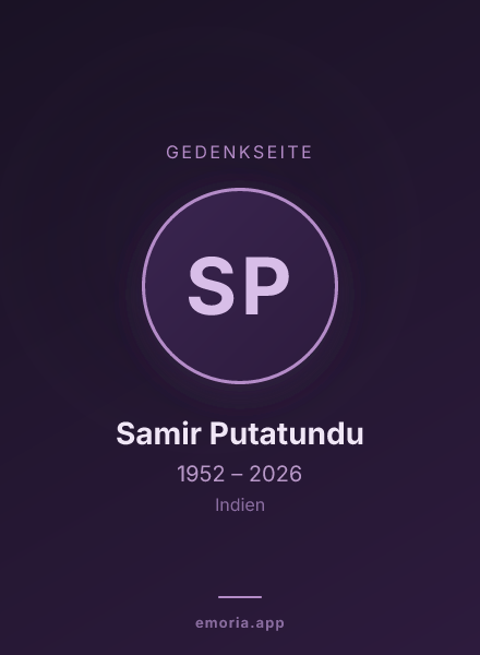 Gedenkportrait von Samir Putatundu