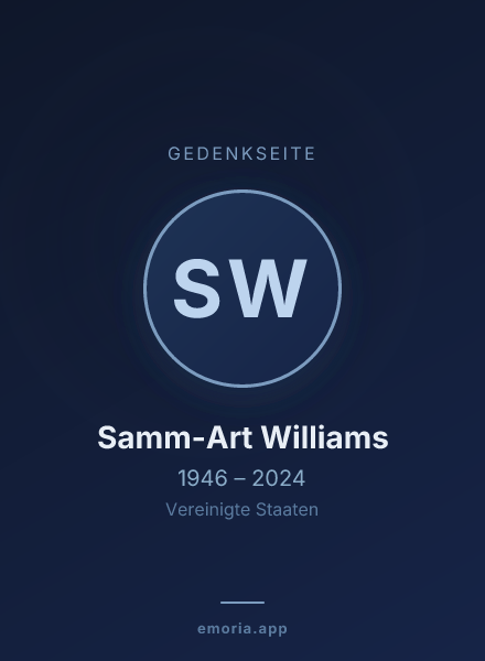 Gedenkportrait von Samm-Art Williams