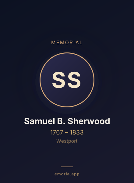 Memorial portrait of Samuel B. Sherwood
