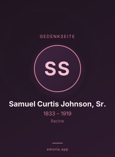 Gedenkportrait von Samuel Curtis Johnson, Sr.