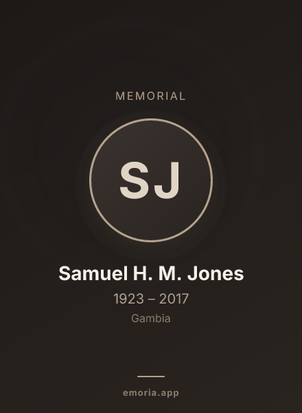 Memorial portrait of Samuel H. M. Jones