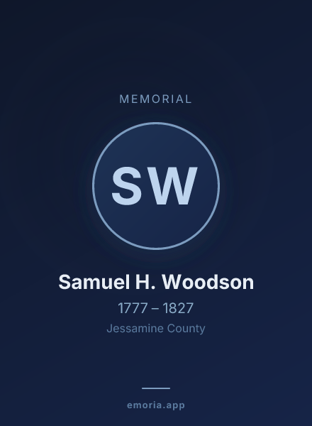 Memorial portrait of Samuel H. Woodson