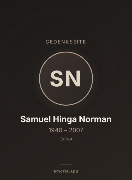 Gedenkportrait von Samuel Hinga Norman
