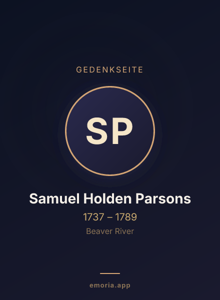 Gedenkportrait von Samuel Holden Parsons