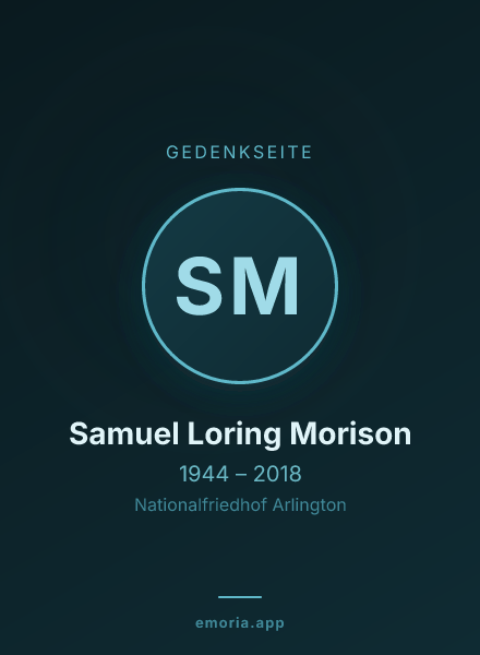 Gedenkportrait von Samuel Loring Morison