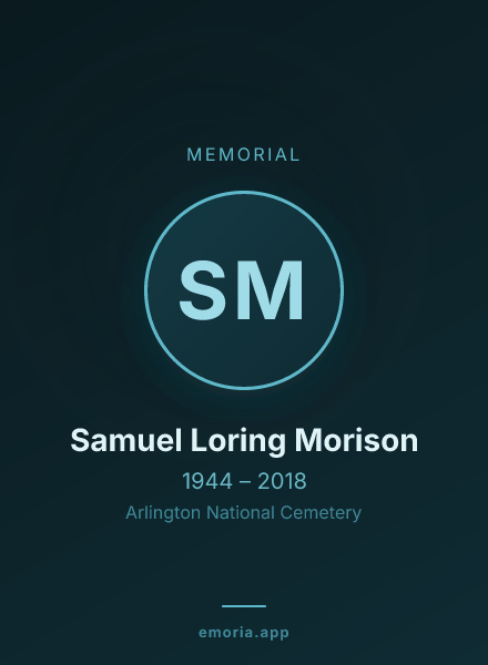 Memorial portrait of Samuel Loring Morison