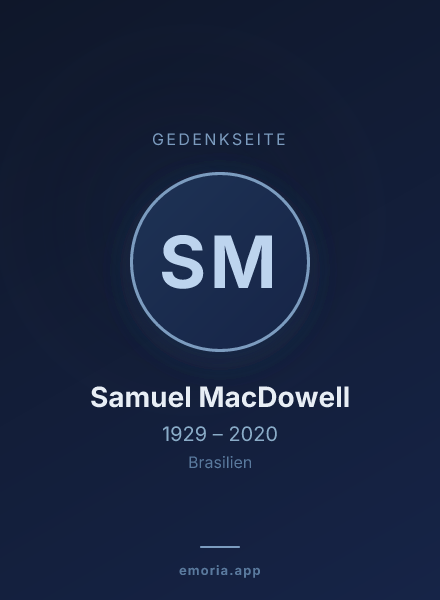 Gedenkportrait von Samuel MacDowell