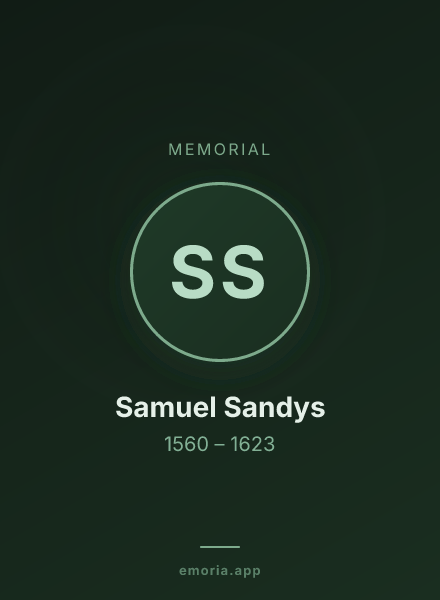 Memorial portrait of Samuel Sandys