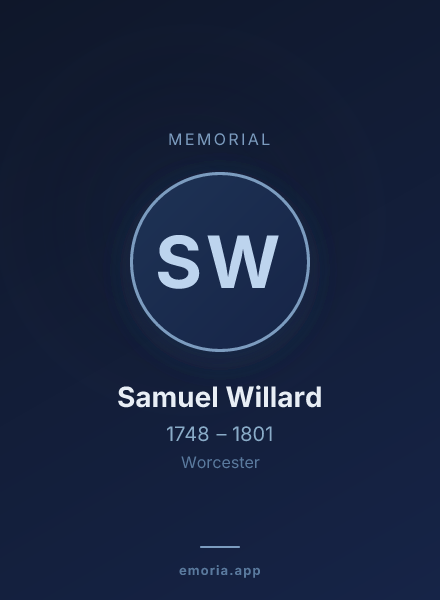 Memorial portrait of Samuel Willard