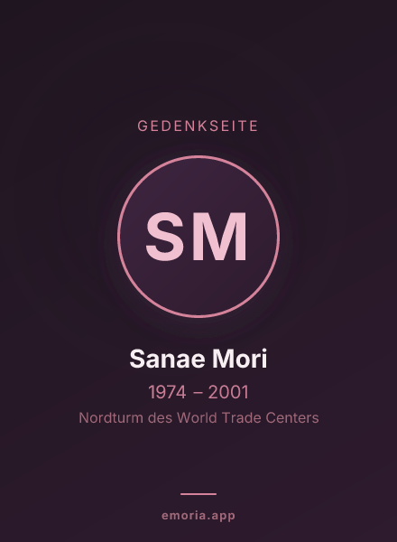 Gedenkportrait von Sanae Mori