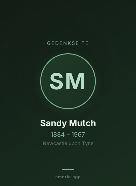 Gedenkportrait von Sandy Mutch