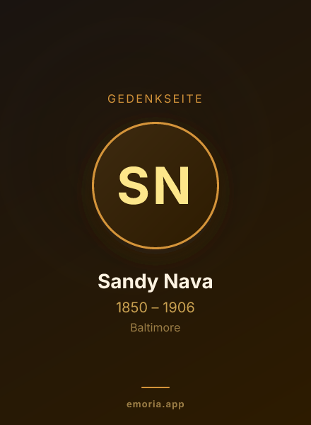 Gedenkportrait von Sandy Nava