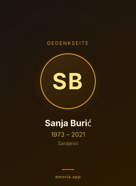 Gedenkportrait von Sanja Burić