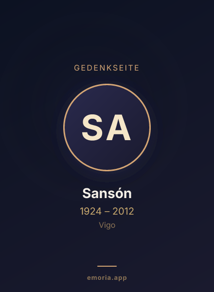 Gedenkportrait von Sansón