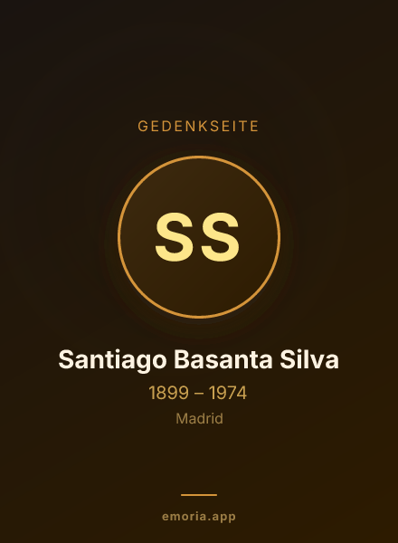 Gedenkportrait von Santiago Basanta Silva