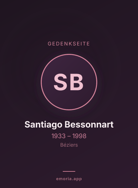 Gedenkportrait von Santiago Bessonnart