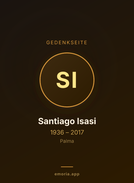 Gedenkportrait von Santiago Isasi