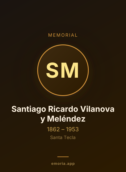 Memorial portrait of Santiago Ricardo Vilanova y Meléndez
