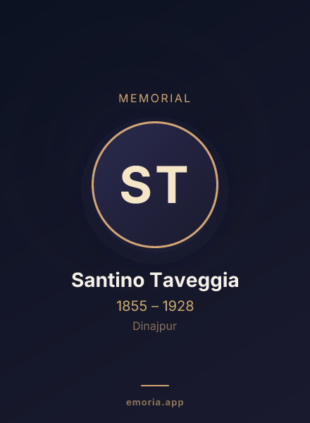 Memorial portrait of Santino Taveggia