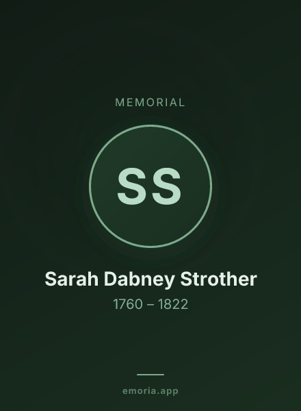 Memorial portrait of Sarah Dabney Strother