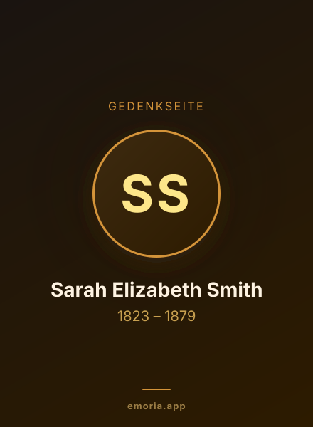 Gedenkportrait von Sarah Elizabeth Smith