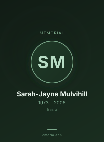 Memorial portrait of Sarah-Jayne Mulvihill