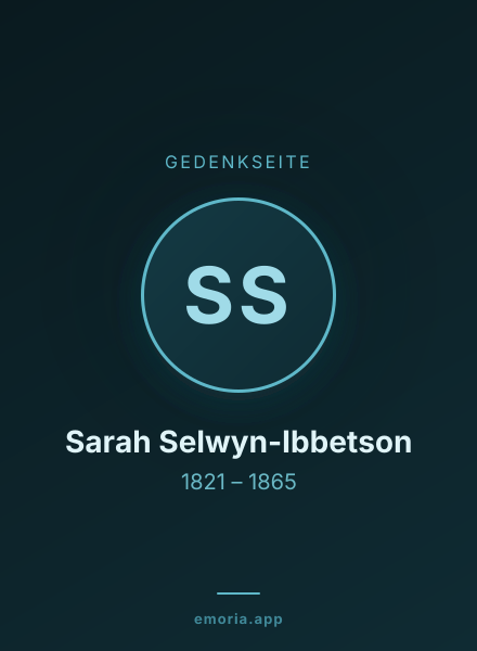Gedenkportrait von Sarah Selwyn-Ibbetson
