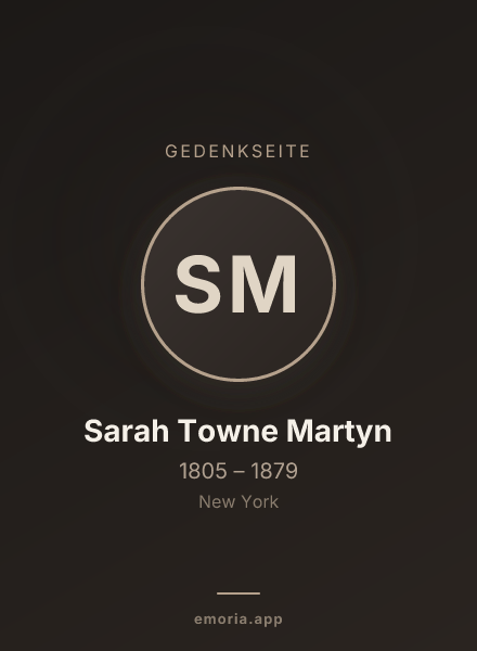 Gedenkportrait von Sarah Towne Martyn