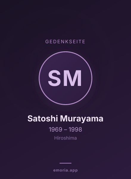 Gedenkportrait von Satoshi Murayama