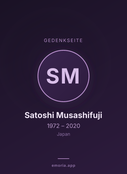 Gedenkportrait von Satoshi Musashifuji