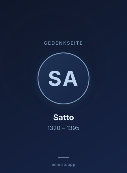 Gedenkportrait von Satto