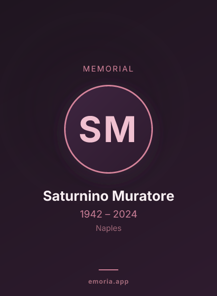 Memorial portrait of Saturnino Muratore