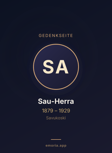 Gedenkportrait von Sau-Herra